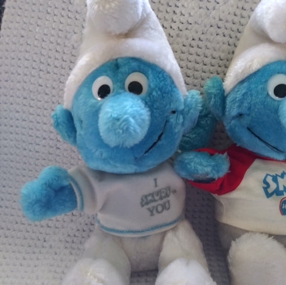 Vintage Smurf plush bundle by Peyo - Picture 5 of 9